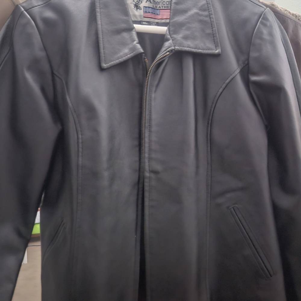 Men's Black Leather Jacket
